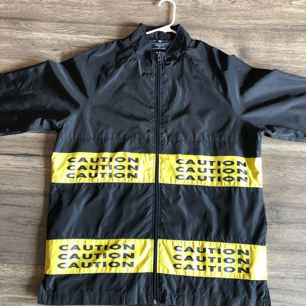 Men’s Windbreaker “Caution from F-21”
